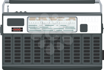 Royalty Free Clipart Image of a Portable Radio