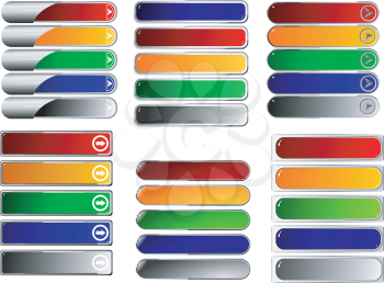 Set of color buttons 6