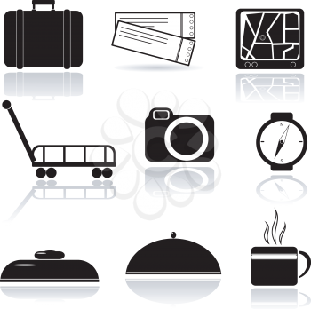 A set of vector icons