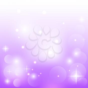 Abstract purple background with stars