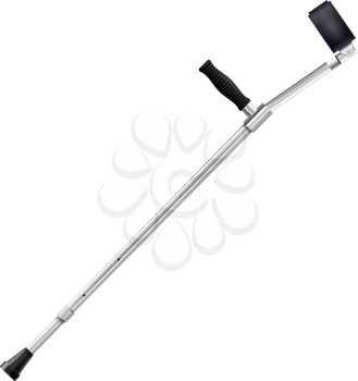 Modern metal crutch