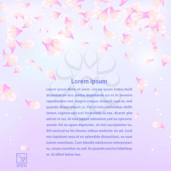 Lilac texture with rose purple flowers. Vector illustration.