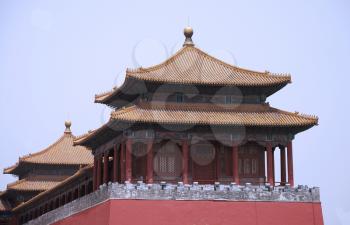 Beautiful ancient temple in the Forbidden City