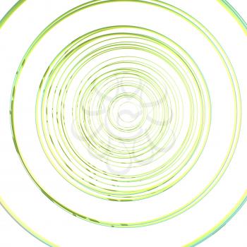 Royalty Free Clipart Image of Green Circles on a White Background