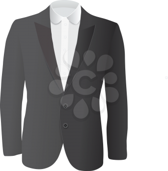 Royalty Free Clipart Image of a Suit Jacket