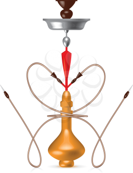 Royalty Free Clipart Image of a Hookah
