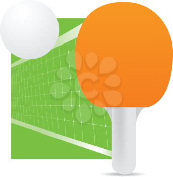 Royalty Free Clipart Image of Ping Pong