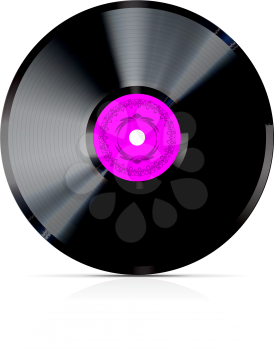 Royalty Free Clipart Image of a Record Album