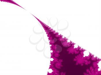 Pink abstract fractal illustration useful as a background