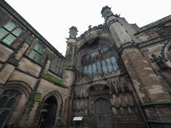 Chester Anglican Cathedral church in Chester, UK