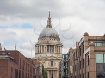 St Paul Cathedral church in London, UK