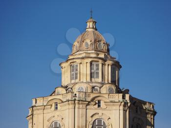 Dome of the church of San Lorenzo in Turin, Italy