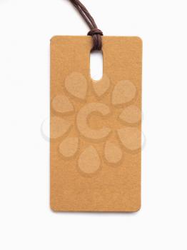 paper tag label for price or product description