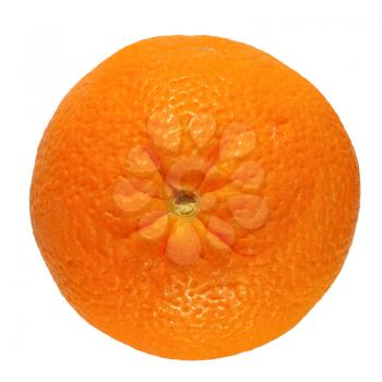 Orange fruit or citrus vegetarian cuisine food - isolated over white background