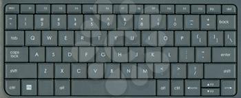 standard american qwerty keyboard for a personal computer