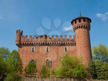 The Medieval Castle in Parco del Valentino Turin Italy