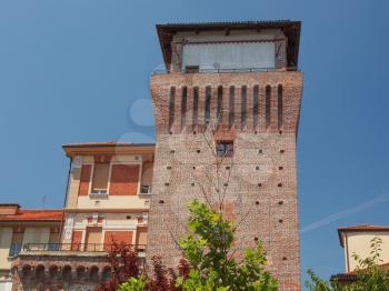 Torre Medievale medieval castle tower in Settimo Torinese near Turin