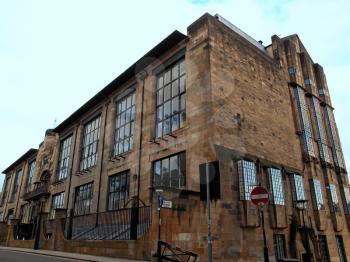 The Glasgow School of Art designed in 1896 by Scottish architect Charles Rennie Mackintosh, Glasgow, Scotland