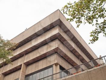 Birmingham Central Library, iconic brutalist concrete building, UK