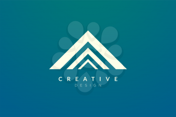 Mountain logo design abstract. Minimalist and modern vector design for your business brand or product