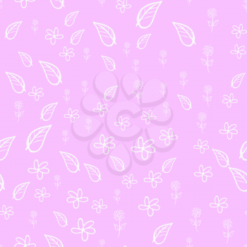 Vintage pink daisies ditsy seamless pattern. Great for summer vintage fabric, scrapbooking, wallpaper, giftwrap.