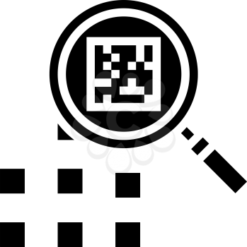 research neural network glyph icon vector. research neural network sign. isolated contour symbol black illustration