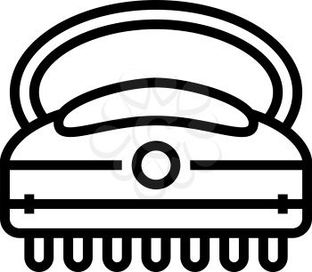 massager spa salon accessory line icon vector. massager spa salon accessory sign. isolated contour symbol black illustration