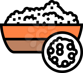quinoa groat color icon vector. quinoa groat sign. isolated symbol illustration