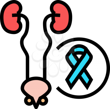 genitourinary system disease color icon vector. genitourinary system disease sign. isolated symbol illustration