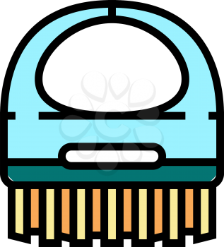 brush spa salon accessory color icon vector. brush spa salon accessory sign. isolated symbol illustration