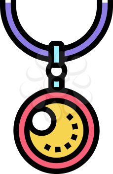 pendants jewellery color icon vector. pendants jewellery sign. isolated symbol illustration