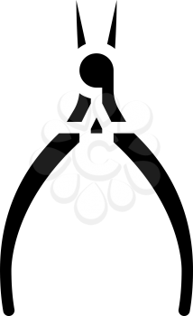 instrument jewellery line icon vector. instrument jewellery sign. isolated contour symbol black illustration