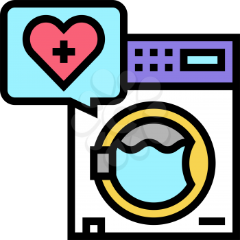 wash laundry homecare service color icon vector. wash laundry homecare service sign. isolated symbol illustration