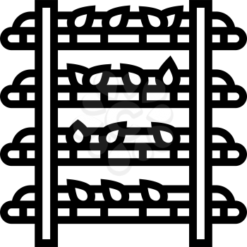 oxidation tea line icon vector. oxidation tea sign. isolated contour symbol black illustration