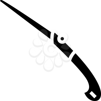 cut gardening tool glyph icon vector. cut gardening tool sign. isolated contour symbol black illustration