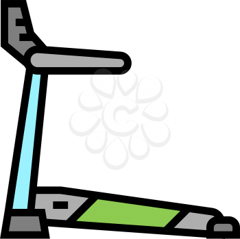 treadmill equipment color icon vector. treadmill equipment sign. isolated symbol illustration