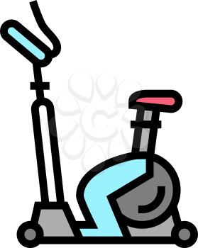 exercise bike color icon vector. exercise bike sign. isolated symbol illustration