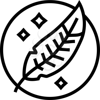 delicate wash line icon vector. delicate wash sign. isolated contour symbol black illustration