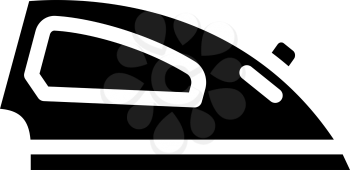 iron device glyph icon vector. iron device sign. isolated contour symbol black illustration