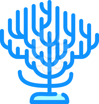 sea coral branch color icon vector. sea coral branch sign. isolated symbol illustration
