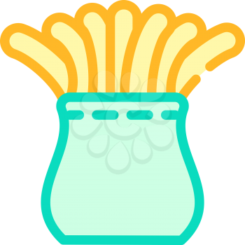 ocean aquatic coral color icon vector. ocean aquatic coral sign. isolated symbol illustration