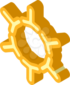 varicella zoster virus isometric icon vector. varicella zoster virus sign. isolated symbol illustration