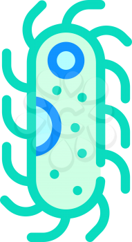 protozoa malaria color icon vector. protozoa malaria sign. isolated symbol illustration