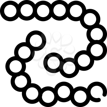 bacillus anthracis line icon vector. bacillus anthracis sign. isolated contour symbol black illustration