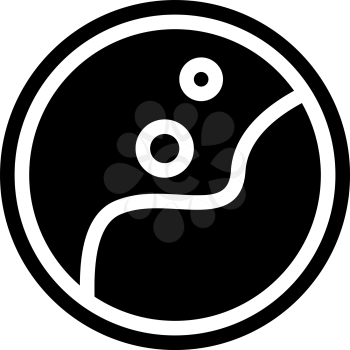 anaplasma phagocytophilum glyph icon vector. anaplasma phagocytophilum sign. isolated contour symbol black illustration
