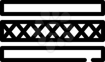 waterproof floor line icon vector. waterproof floor sign. isolated contour symbol black illustration