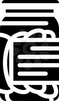 assorted pickled vegetables glyph icon vector. assorted pickled vegetables sign. isolated contour symbol black illustration