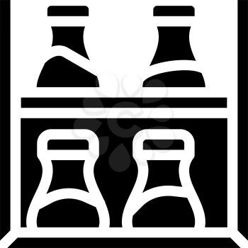spice shelf glyph icon vector. spice shelf sign. isolated contour symbol black illustration