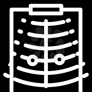 sound sensor for blind people glyph icon vector. sound sensor for blind people sign. isolated contour symbol black illustration