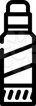 glue stick stationery line icon vector. glue stick stationery sign. isolated contour symbol black illustration
